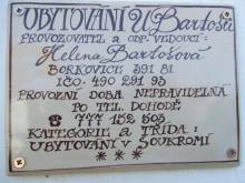 Ubytovaní u Bartošů - Borkovice