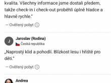 Apartmán Pavla - Ostružná
