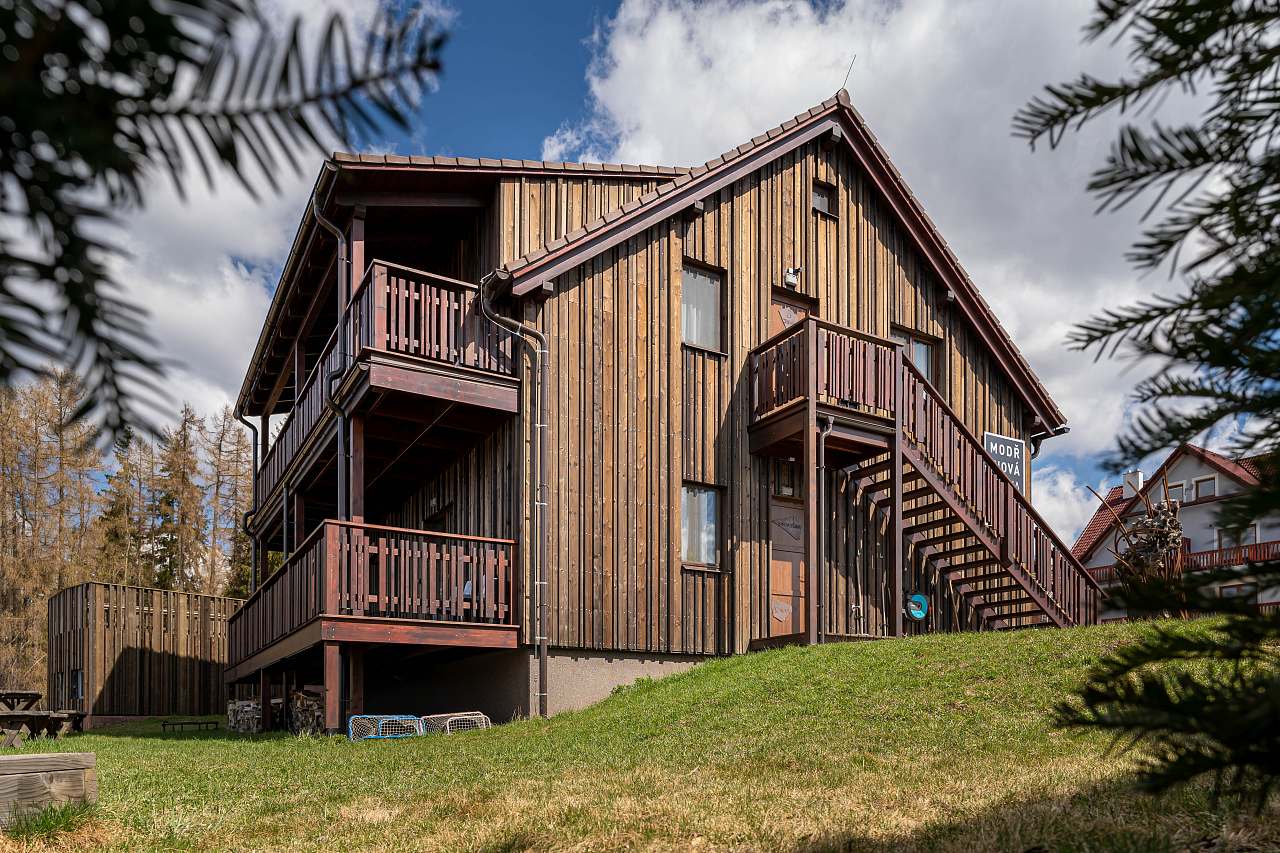 Modřínová Archa s privátní saunou - Horní Václavov