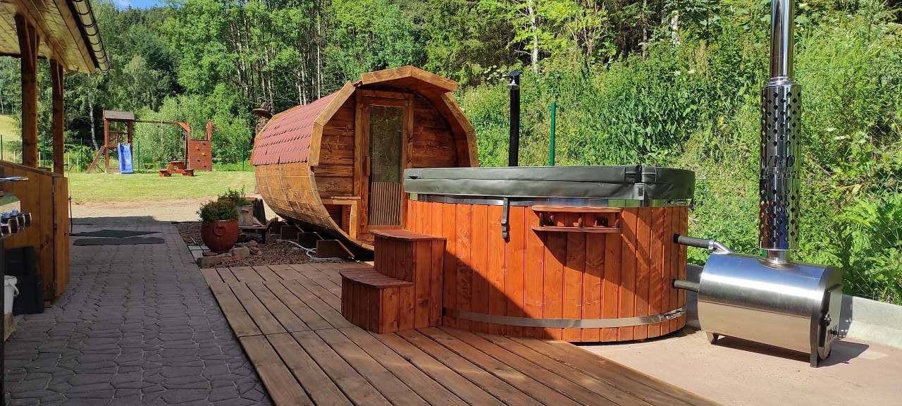 Wellness roubenka u lesa - Heřmánkovice